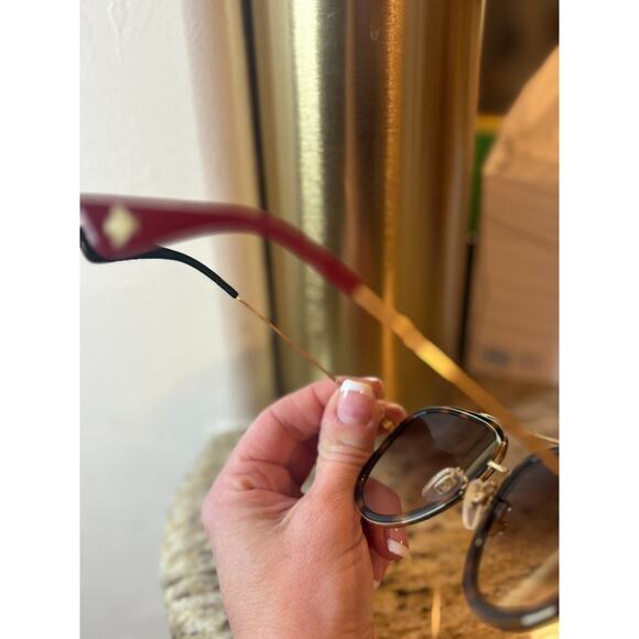 Gucci Acetate Aviator Sunglasses Tortoise MSRP $499 - Picture 9 of 10